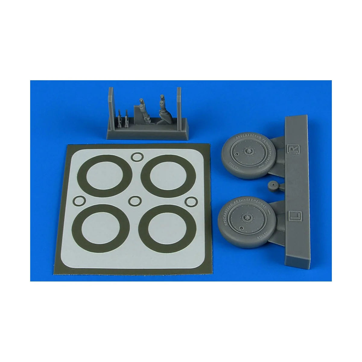 I-16 wheels & paint masks for ICM - Aires 4797