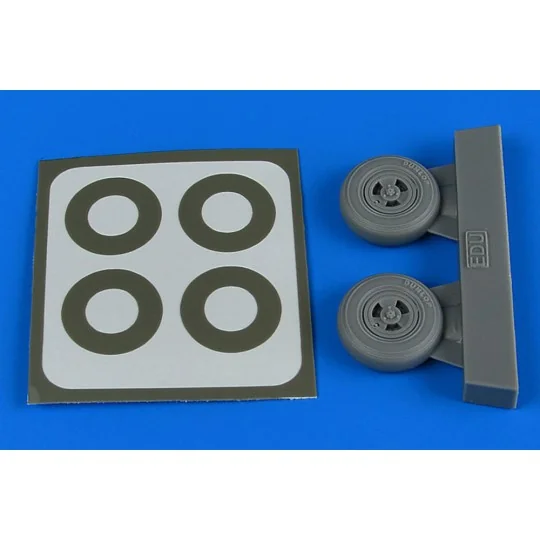 Spitfire Mk.IX wheels (3-spoke) & paint masks f. EDUARD, 1/48 - Air... Spitfire Mk.IX wheels (3-spoke) & paint masks f. EDUARD, 1/48 - Air...