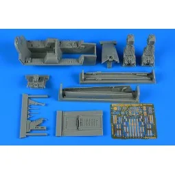 Tornado IDS early v. cockpit set f. Revell, 1/48 - Aires 4800