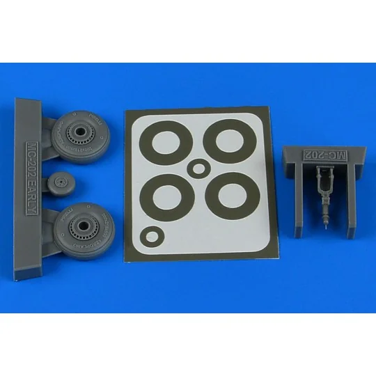 Macchi Mc.202 - early wheels & paint masks for HAS/EDU, 1/48 - Aire... Macchi Mc.202 - early wheels & paint masks for HAS/EDU, 1/48 - Aire...