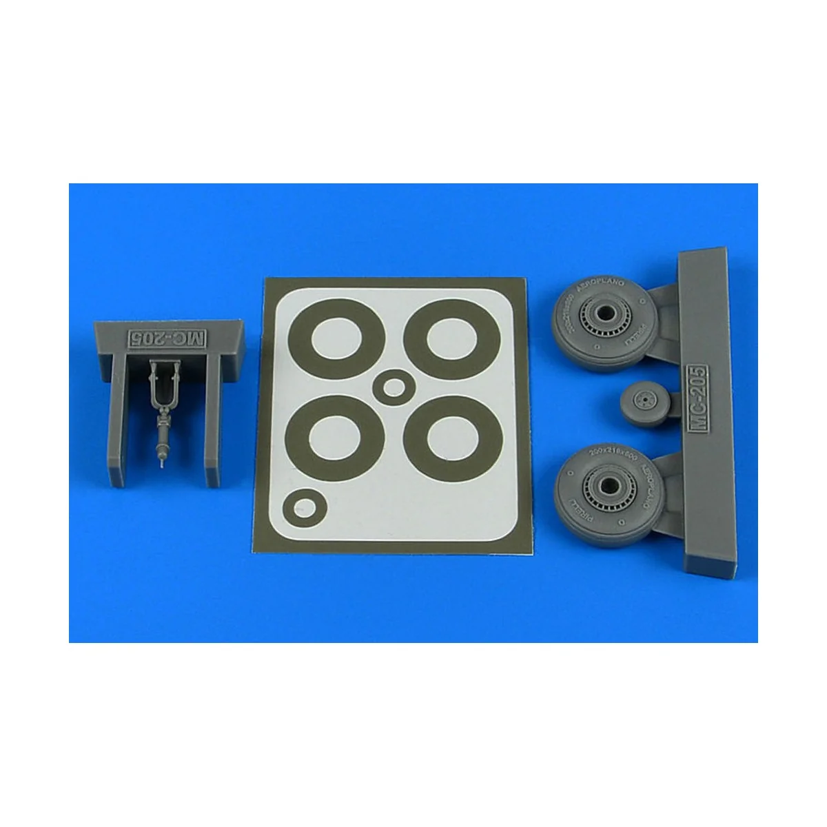 Macchi Mc.205 wheels & paint masks for Hasegawa - Aires 4811