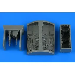 F-104 Starfighter wheel bay for Kinetic, 1/48 - Aires 4814