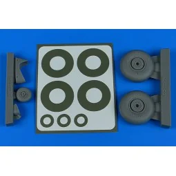 Do 215 wheels & paint masks for ICM - Aires 4816