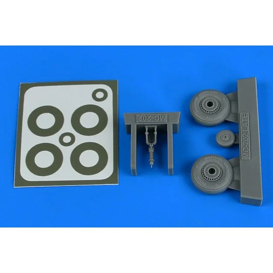 Macchi Mc.202 - late wheels & paint masks for Eduard/hasegawa, 1/48...