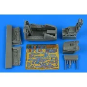 F-104G Starfighter cockpit set (C-2 ej. seat) for Kinetic, 1/48 - A...