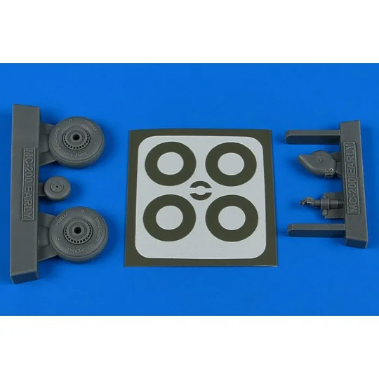 Macchi Mc.200 - early wheels & paint masks for Italeri, 1/48 - Aire... Macchi Mc.200 - early wheels & paint masks for Italeri, 1/48 - Aire...