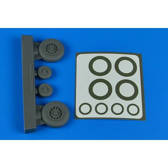 E-2 Hawkeye/C-2 Greyhound wheels paint masks for Kinetic, 1/48 - Ai... E-2 Hawkeye/C-2 Greyhound wheels paint masks for Kinetic, 1/48 - Ai...