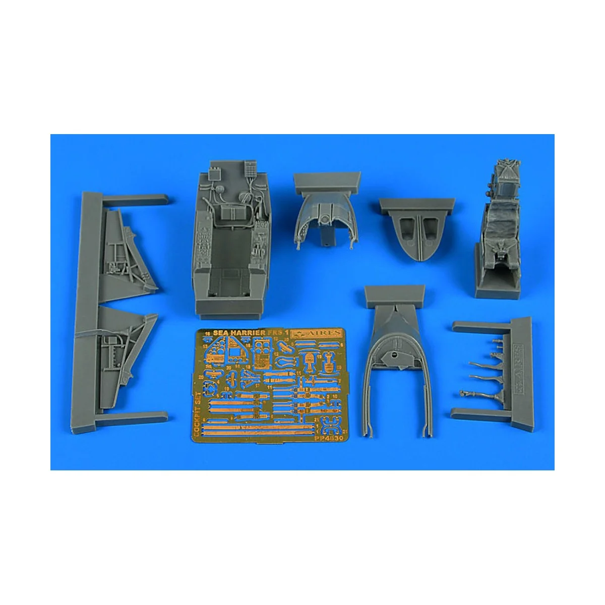 Sea Harrier FRS.1 cockpit set for Kinetic, 1/48 - Aires 4830