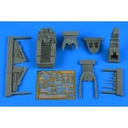 Sea Harrier FRS.1 cockpit set for Kinetic - Aires 4830