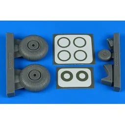 Do 17Z/Do 215 wheels & paint masks for ICM - Aires 4831