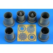 Su-27 Flanker B exhaust nozzles for KITTY HAWK - Aires 4835