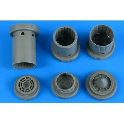 F-104S/G Starfighter exhaust nozzle for HASEGAWA, 1/48 - Aires 4836