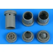 F-104S/G Starfighter exhaust nozzle for HASEGAWA, 1/48 - Aires 4836 F-104S/G Starfighter exhaust nozzle for HASEGAWA, 1/48 - Aires 4836