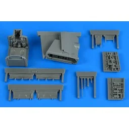 Harrier GR.1/GR.3 wheel bay for KINETIC, 1/48 - Aires 4838