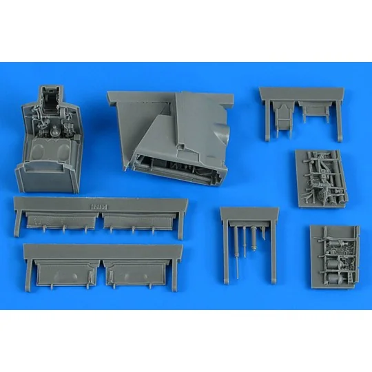 Harrier GR.1/GR.3 wheel bay for KINETIC, 1/48 - Aires 4838
