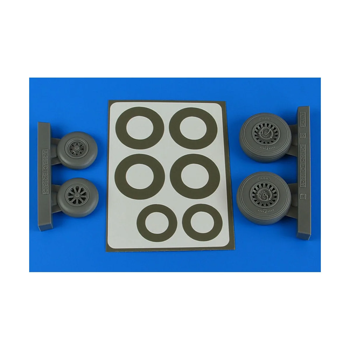 A-26B/C (B-26B/C) Invader wheels & paint masks early for ICM, 1/48 ...