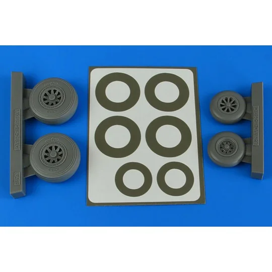 A-26B/C (B-26B/C) Invader wheels & paint masks late for ICM, 1/48 -... A-26B/C (B-26B/C) Invader wheels & paint masks late for ICM, 1/48 -...