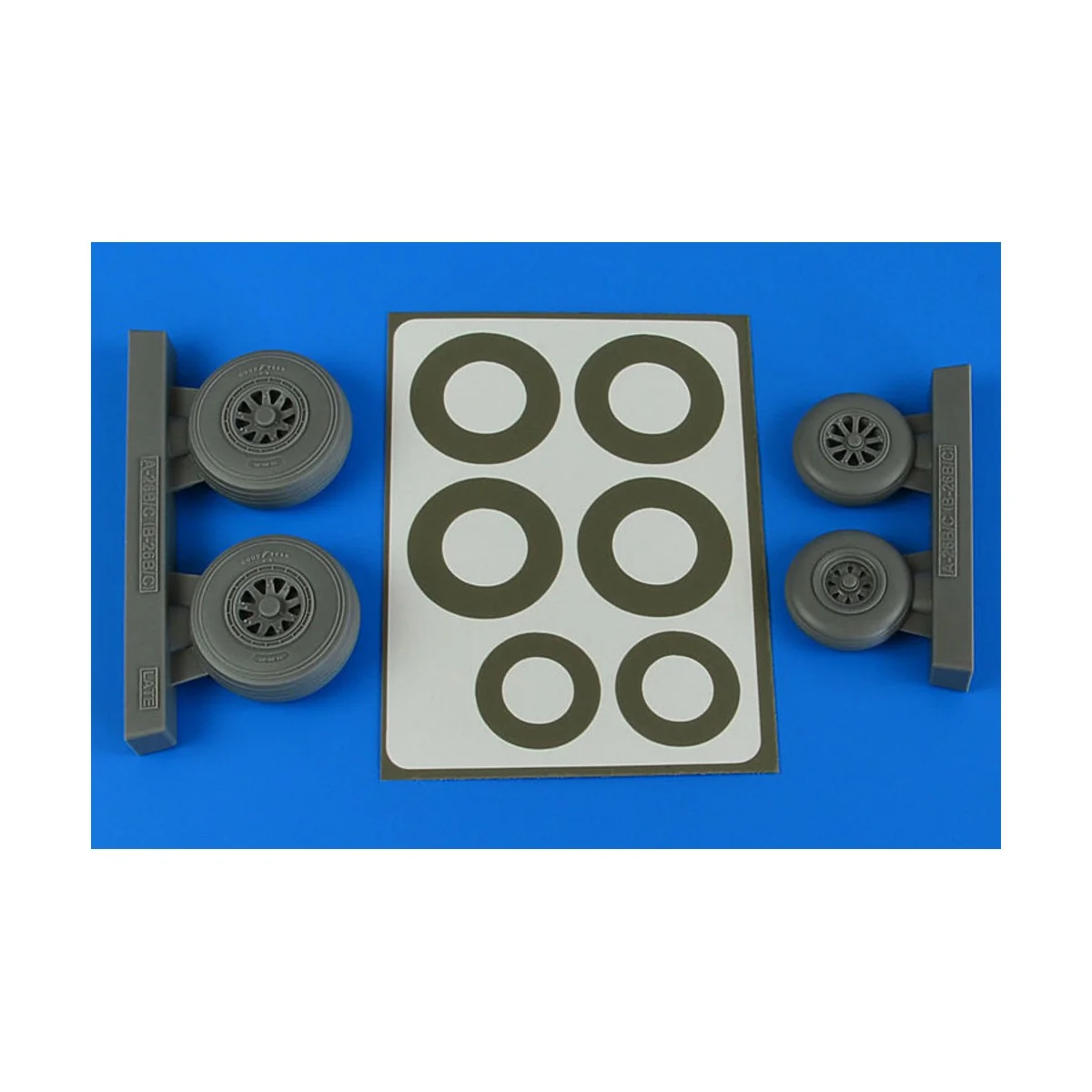 A-26B/C (B-26B/C) Invader wheels & paint masks late for ICM - Aires...