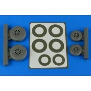 A-26B/C (B-26B/C) Invader wheels & paint masks late for ICM, 1/48 -... A-26B/C (B-26B/C) Invader wheels & paint masks late for ICM, 1/48 -...