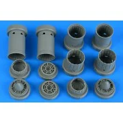 F-4J Phantom II exhaust nozzle for ACADEMY, 1/48 - Aires 4844 F-4J Phantom II exhaust nozzle for ACADEMY, 1/48 - Aires 4844