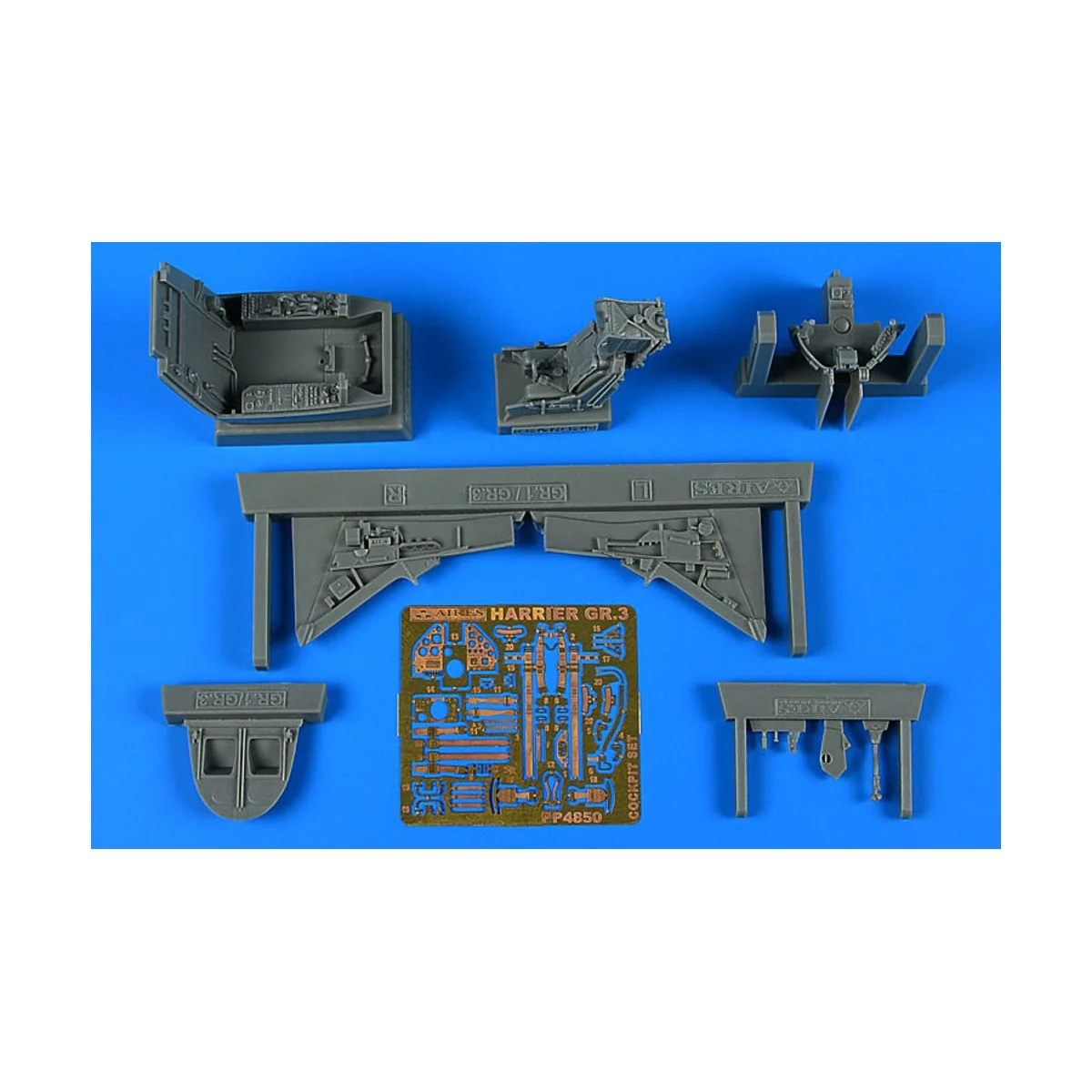 Harrier GR.3 cockpit set for KINETIC, 1/48 - Aires 4850