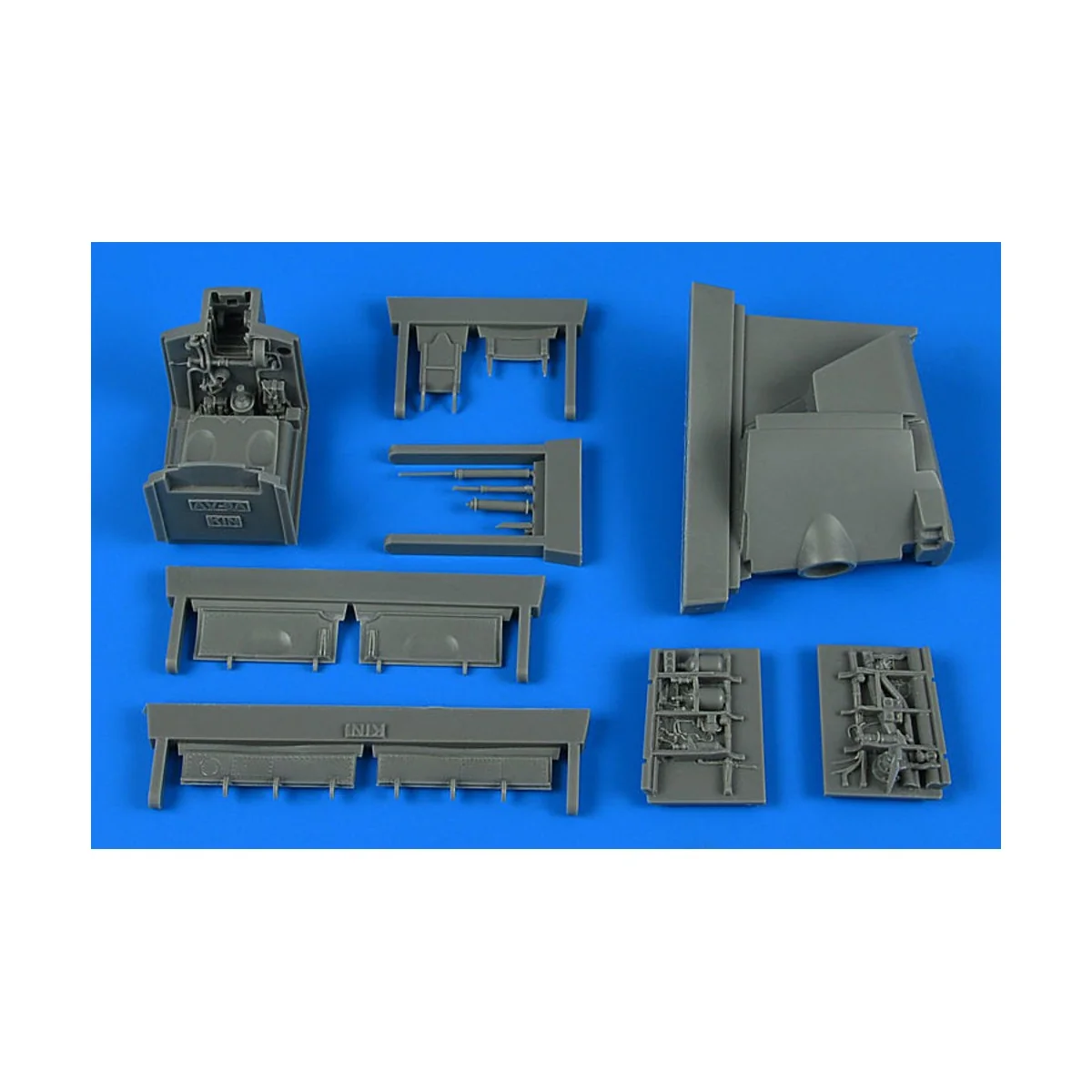 Harrier AV-8A wheel bay for KINETIC, 1/48 - Aires 4851 Harrier AV-8A wheel bay for KINETIC, 1/48 - Aires 4851