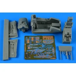 F-104C Starfighter cockpit set for KINETIC, 1/48 - Aires 4854