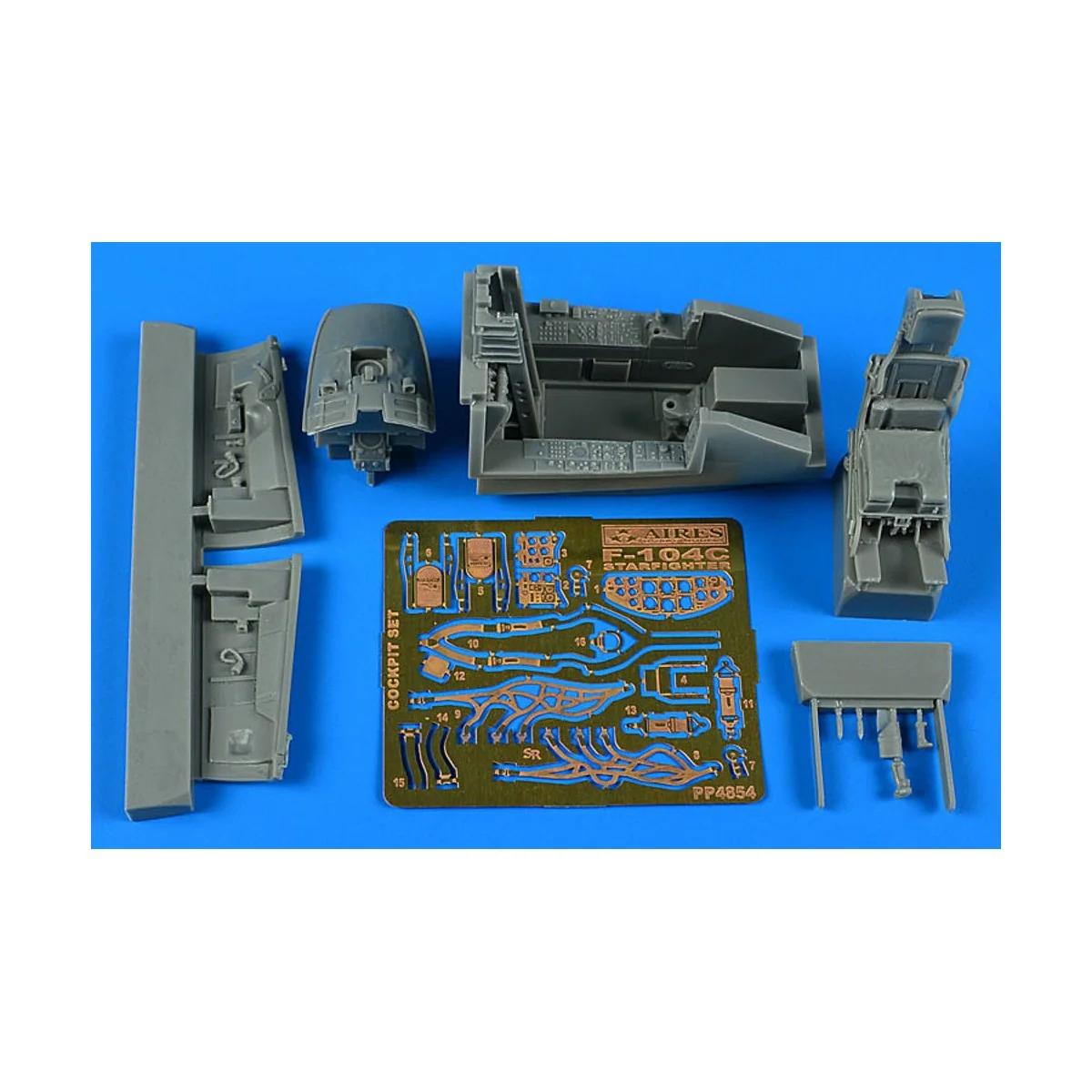 F-104C Starfighter cockpit set for KINETIC - Aires 4854