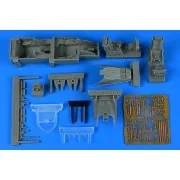 Rafale B - late cockpit set for REVELL, 1/48 - Aires 4855
