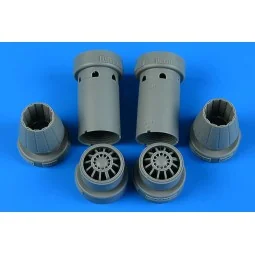 F/A-18E/F Super Hornet exhaust nozles - opened - Aires 4859