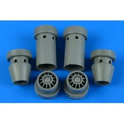 F/A-18E/F Super Hornet exhaust nozzles - opened - Aires 4861