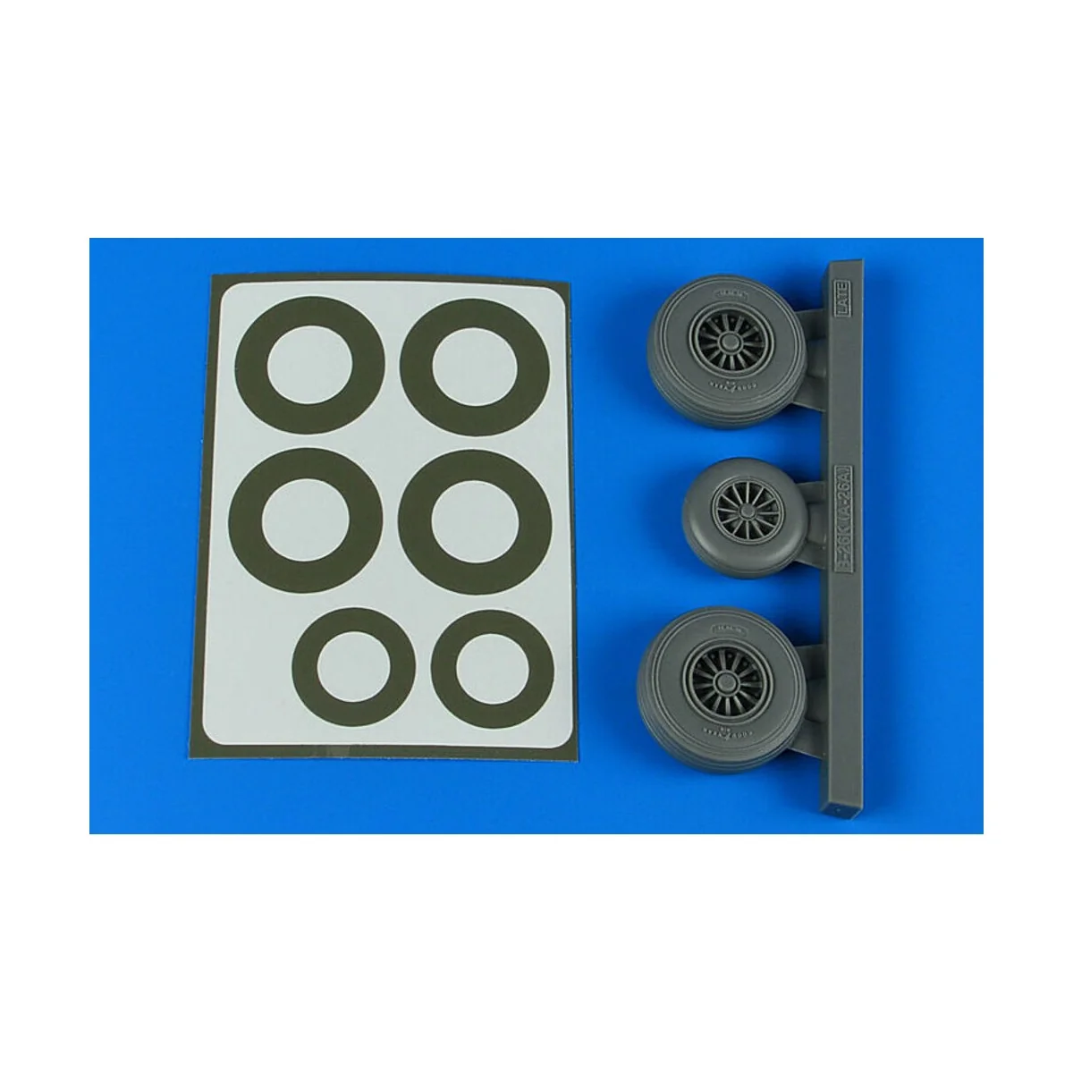 B-26K Invader wheels & paint masks late, 1/48 - Aires 4867