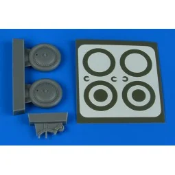 K5Y Willow wheels & paint masks, 1/48 - Aires 4869