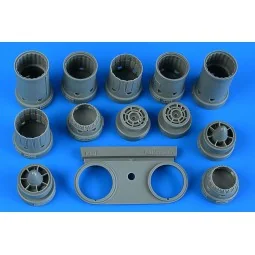 RA-5C Vigilante exhaust nozzles - late - Aires 4877