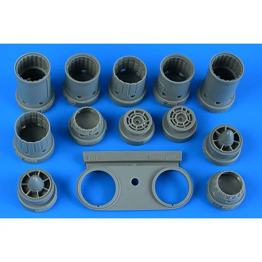 RA-5C Vigilante exhaust nozzles - late, 1/48 - Aires 4877 RA-5C Vigilante exhaust nozzles - late, 1/48 - Aires 4877