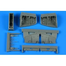 SAAB J 29 Tunnan wheel bay, 1/48 - Aires 4879