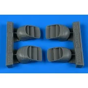 Harrier AV-8A/TAV-8A/T.2/T.4/T.8 exhaust nozzles, 1/48 - Aires 4883 Harrier AV-8A/TAV-8A/T.2/T.4/T.8 exhaust nozzles, 1/48 - Aires 4883
