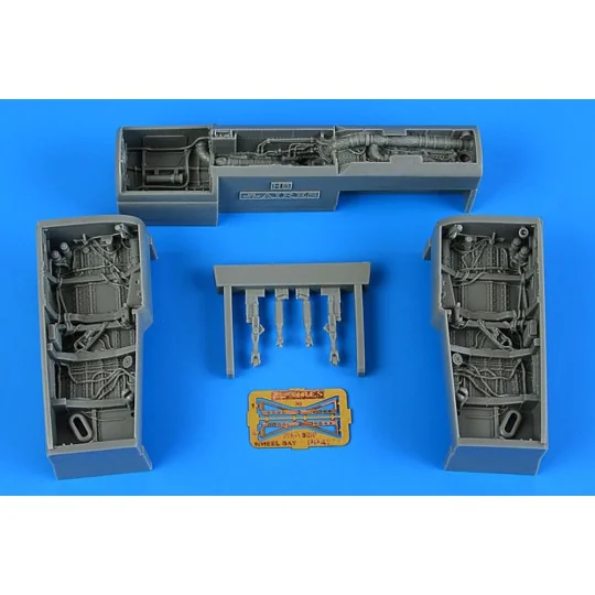 F/A-18E/F Super Hornet wheel bay, 1/48 - Aires 4884