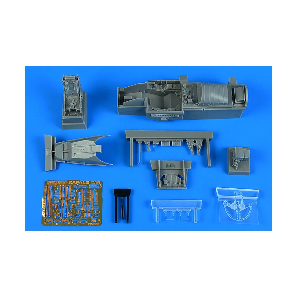 Rafale C/M cockpit set for HOBBY BOSS - Aires 4886