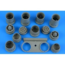 RA-5C Vigilante exhaust nozzles - early for TRUMPETER, 1/48 - Aires...