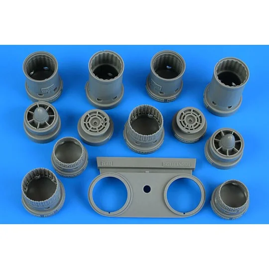 RA-5C Vigilante exhaust nozzles - early for TRUMPETER, 1/48 - Aires... RA-5C Vigilante exhaust nozzles - early for TRUMPETER, 1/48 - Aires...