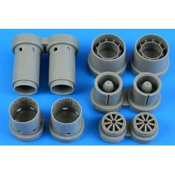 Rafale exhaust nozzles for HOBBY BOSS, 1/48 - Aires 4888