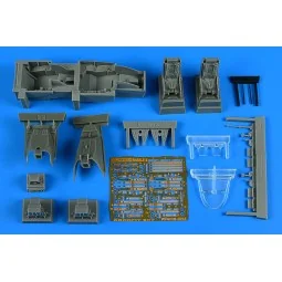 Rafale B - early cocpkit set HOBBY BOSS - Aires 4890
