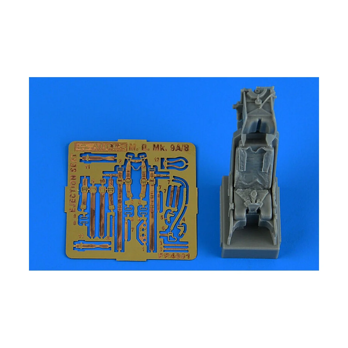 M. B. Mk.9A/B ejection seat, 1/48 - Aires 4891 M. B. Mk.9A/B ejection seat, 1/48 - Aires 4891