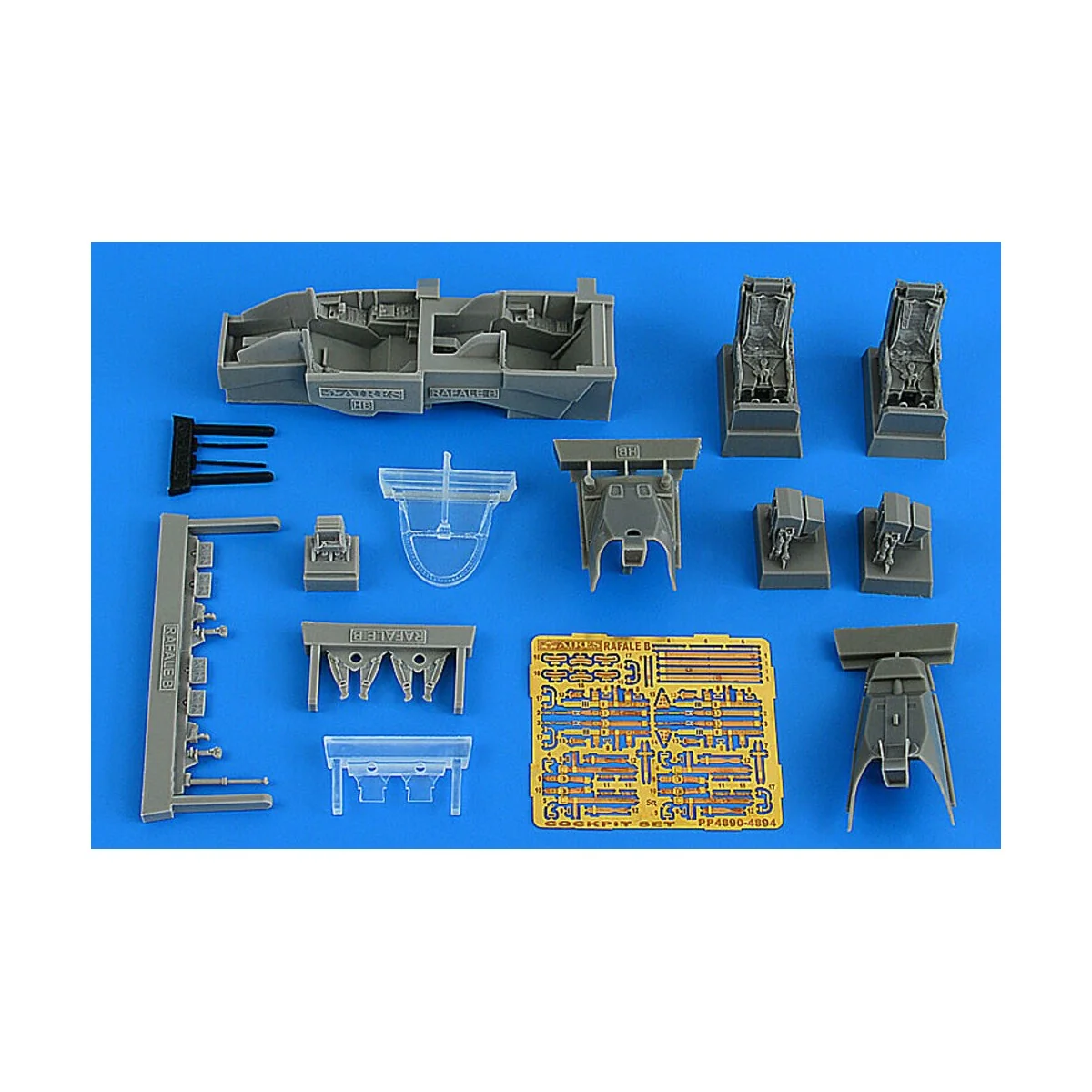 Rafale B - late cocpkit set HOBBY BOSS, 1/48 - Aires 4894