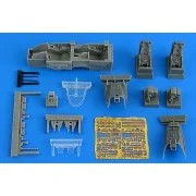 Rafale B - late cocpkit set HOBBY BOSS - Aires 4894