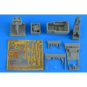 F/A-18E Super Hornet cockpit set HOBBY BOSS, 1/48 - Aires 4895
