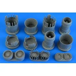 SR-71A Blackbird exhaust nozzles - opened for REVELL, 1/48 - Aires ...