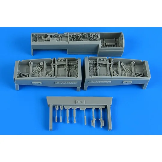 F/A-18E/F/G Super Hornet wheel bay for MENG, 1/48 - Aires 4899 F/A-18E/F/G Super Hornet wheel bay for MENG, 1/48 - Aires 4899