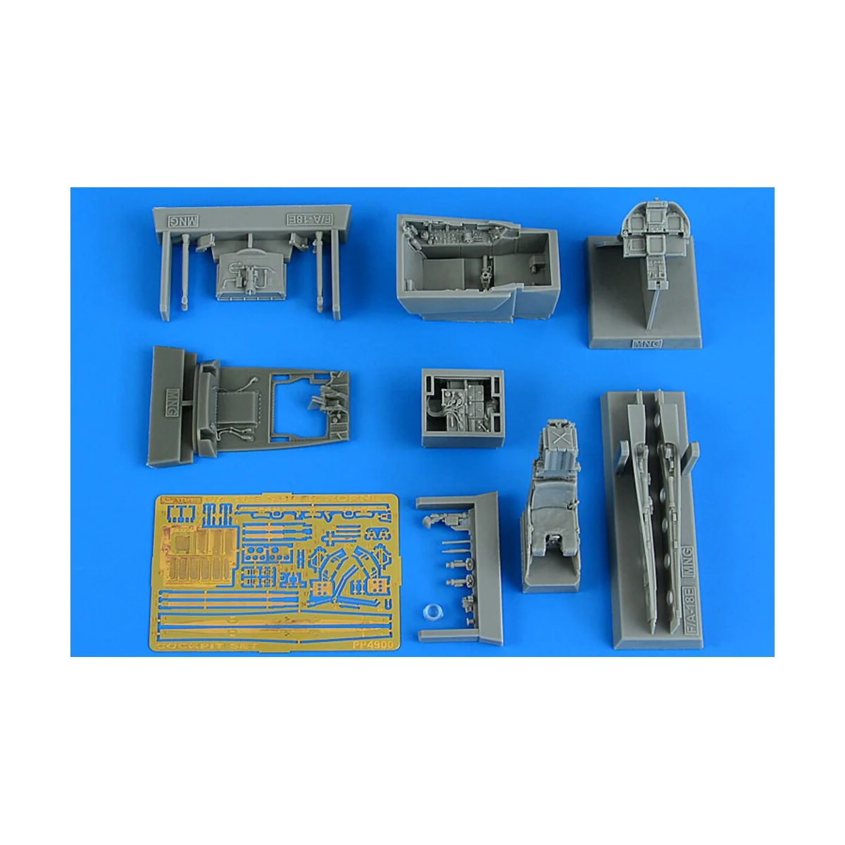 F/A-18E Super Hornet cockpit set for MENG - Aires 4900